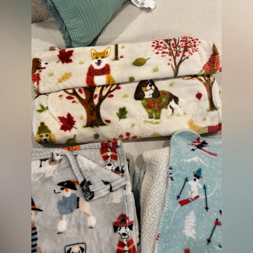HomeGoods Seasonal Dog Blankets